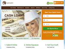 Tablet Screenshot of loancowgirl.com